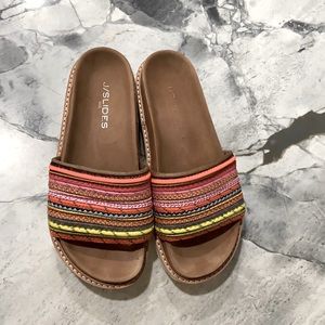 J slides multicolored slides